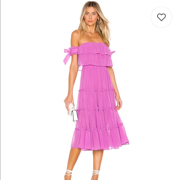 Misa Los Angeles Dresses & Skirts - Orchid/purple Midi Dress